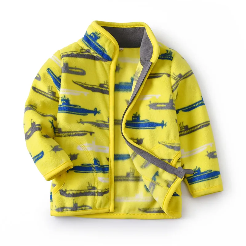 Женская зимняя Осенняя флисовая куртка для мальчиков и девочек детская одежда