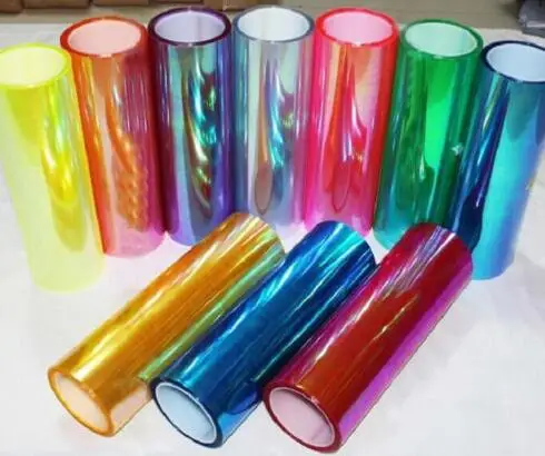 

30cmx100cm a roll Car-Styling car headlights taillights lights tint protective vinyl film stickers changing color