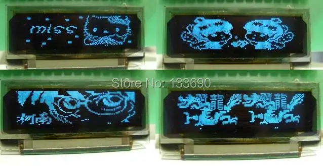 1 шт. OLED дисплей P12601 с разрешением 128x32 и синим на черном драйвере IC SSD1303 31P 8 bit8080 bit6800