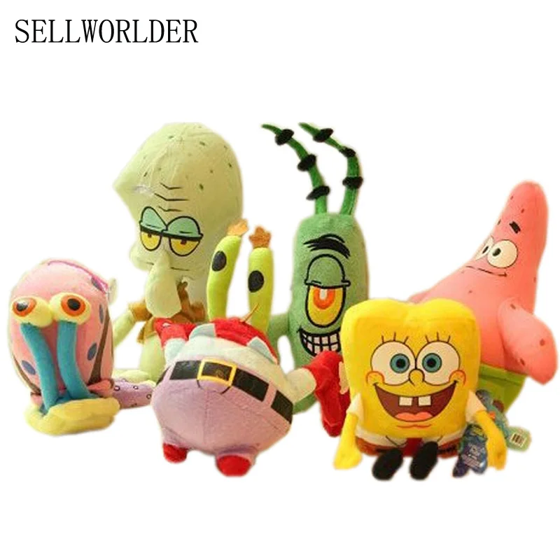 6 шт./компл. плюшевые игрушки для детей персонажи мультфильмов Рождественский