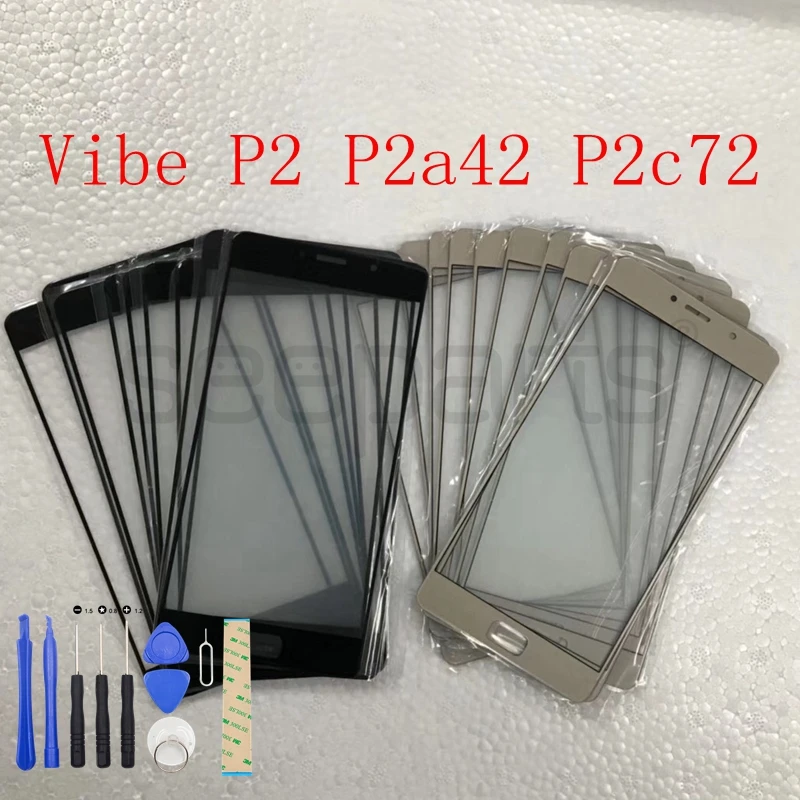 Lenovo vibe P2 P2a42 P2c72 переднее внешнее стекло объектив сенсорная панель сменная крышка