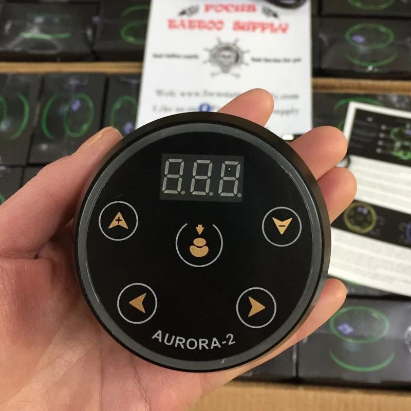 AURORA II источник питания мини-критический ЖК-экран с адаптером питания мощность татуировки для катушки и роторной машины татуировки 2.5A
