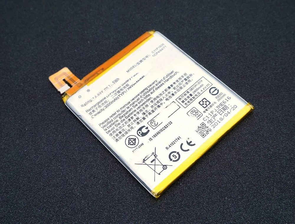 LehonS 1x2900 mAh/11.5Wh смартфон Замена Батарея для Asus лазер Zenfone 3 ZC551KL Z01BDA C11P1606 с
