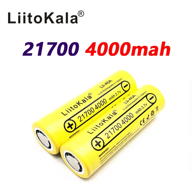 6 шт. Lii 40A LiitoKala Li 21700 4000 mah Da батарея 3 7 V Ni для электронной сигареты мод/комплект 30A