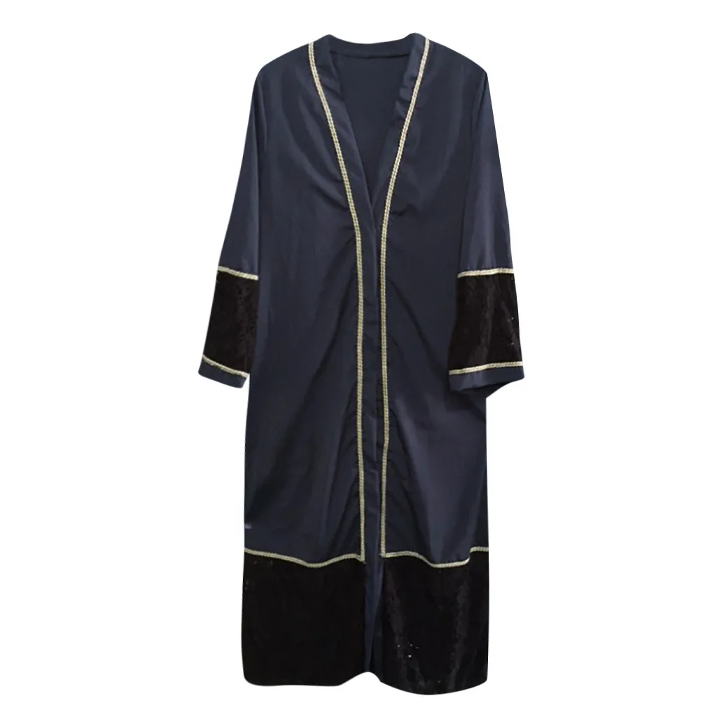 Мусульманское платье мусульманская одежда хиджаб Дубай стиль женский открытый