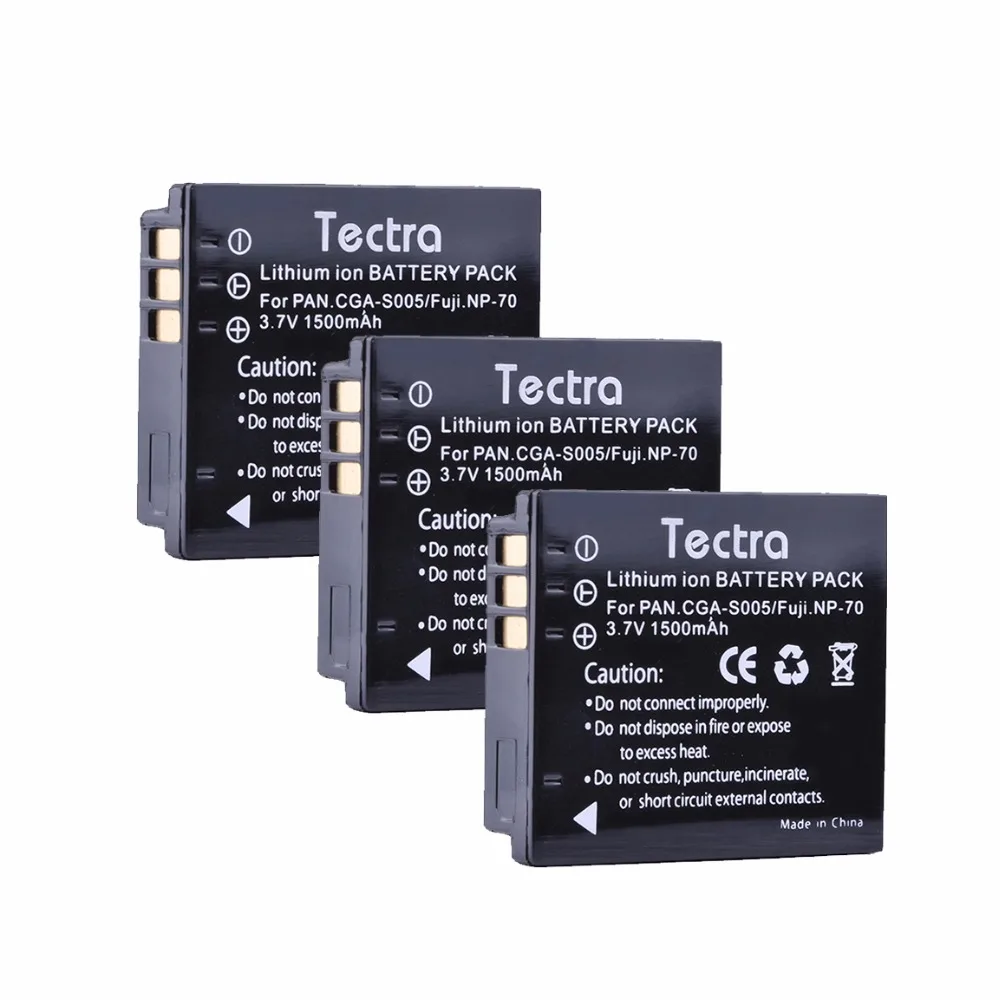 Аккумулятор для фотоаппарата Tectra CGA S005 3 7 в/1500 мА · ч|camera battery|battery for camerabattery camera |