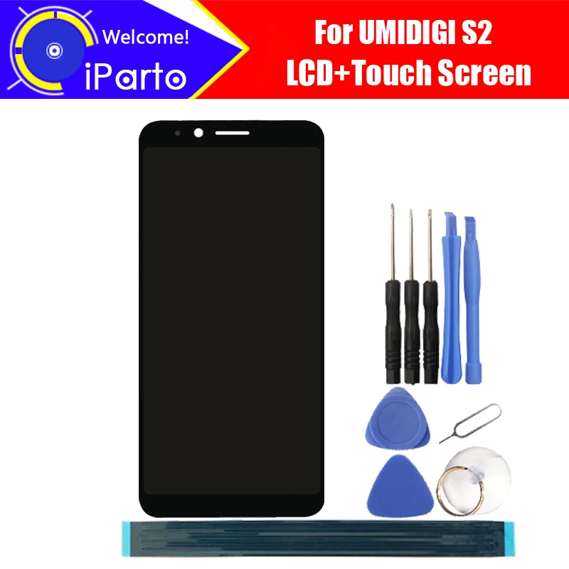 6 0 дюймовый UMIDIGI S2 ЖК дисплей + кодирующий преобразователь сенсорного экрана в