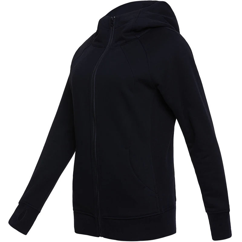 FD1822901 Vansydical зимняя спортивная куртка для бега женская на молнии с капюшоном теплая ветрозащитная спортивная верхняя одежда для улицы тренировочная одежда - Цвет: FD1822901