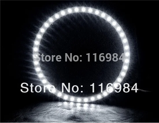 2 шт. x 100 мм 3528 30 SMD Автомобильные светодиодные глаза ангела гало кольсветильник