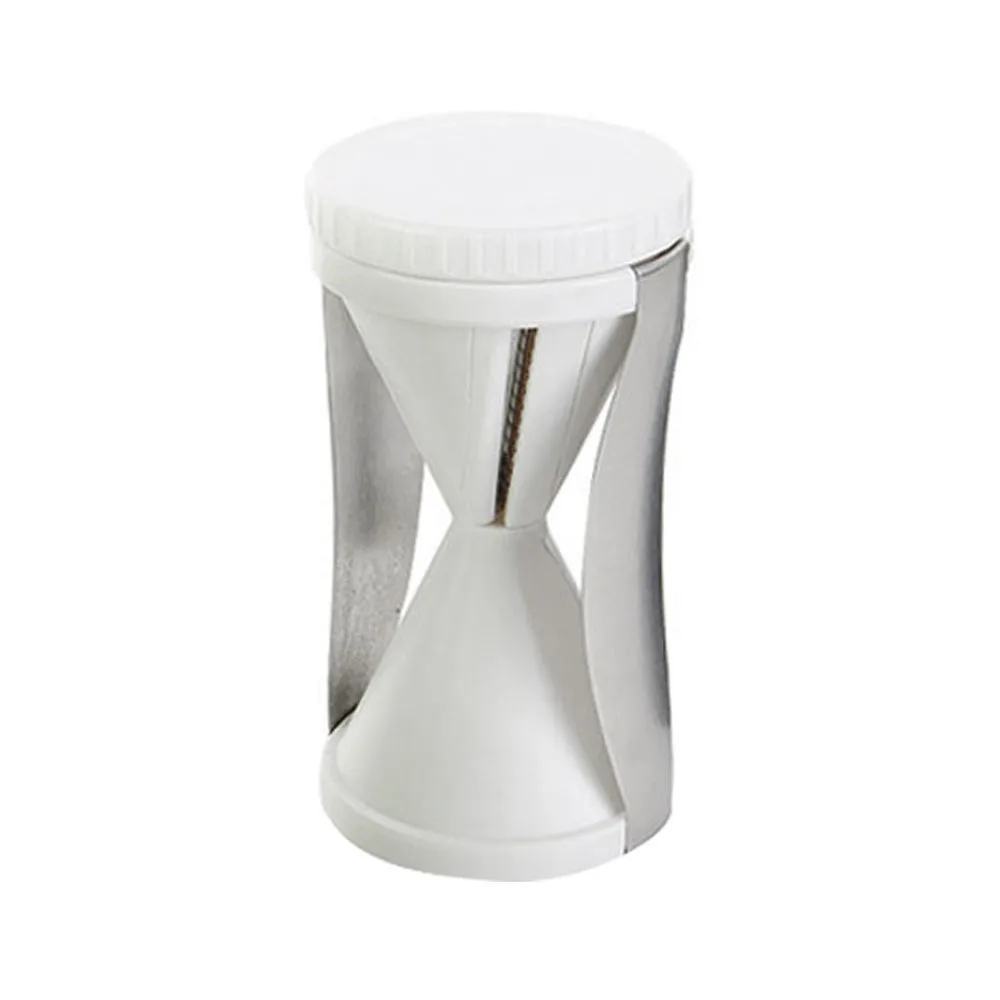 White Нержавеющая сталь нож Овощной Спираль Slicer Cutter Овощной Spiralizer терка для огурец морковь Творческий Кухня салат инструмент - Цвет: White