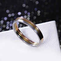 New arrival Women Europe Style Stainless steel Rings Rose gold Color 3 pcs/Set Engagement Ring Steel Jewelry