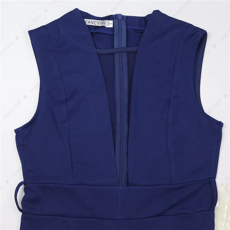 

Women sexy v neck sleeveless high waist palazzo summer jumpsuits women loose straight pants party white jumpsuit one piece