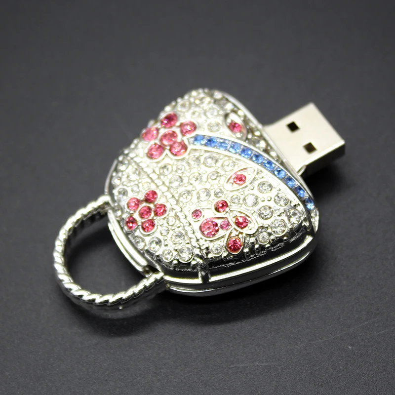 Usb stick 4 ГБ 8 16 32 64 памяти флешки хрустальные сумочке usb флэш drive U диск Лидер продаж