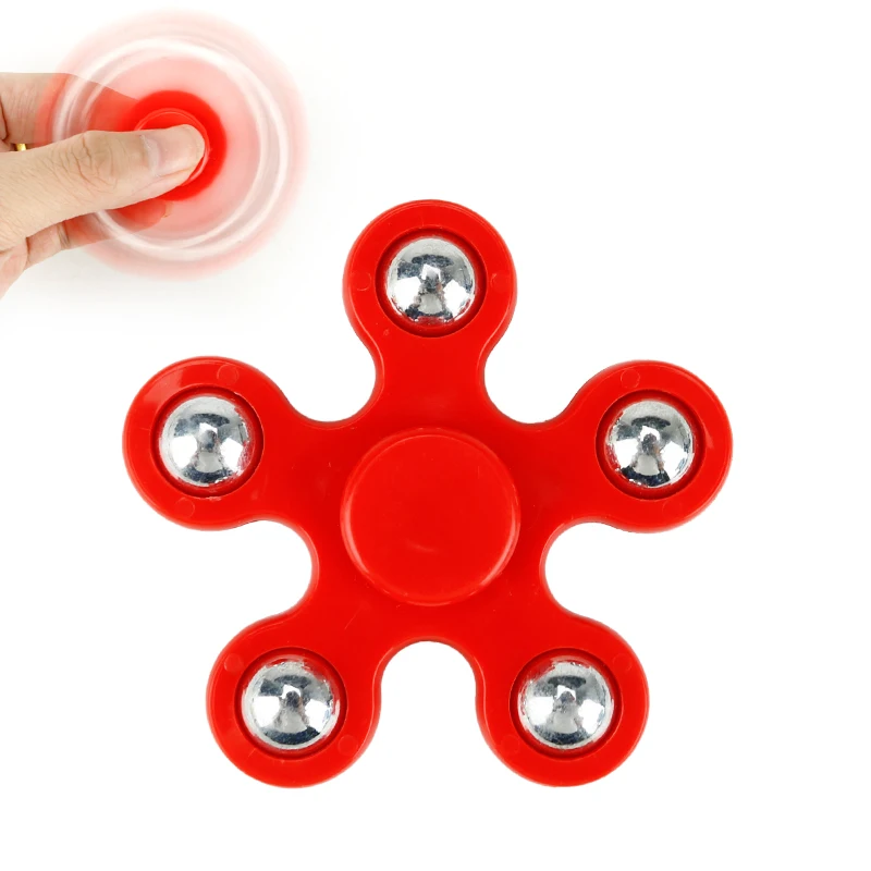 Пять бусин ручной крутящийся Спиннер игрушки Непоседа для Austim снятие стресса