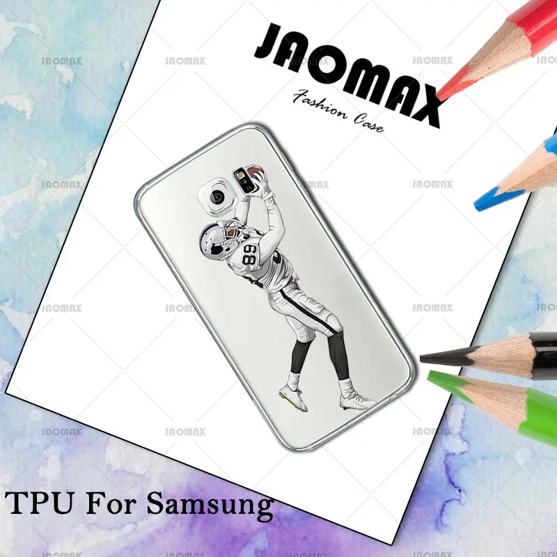 Бейсбольный спортивный футболист чехол с футбольной символикой для samsung Galaxy S7 S6 S5 S4 S3 Edge S8 Plus силиконовый