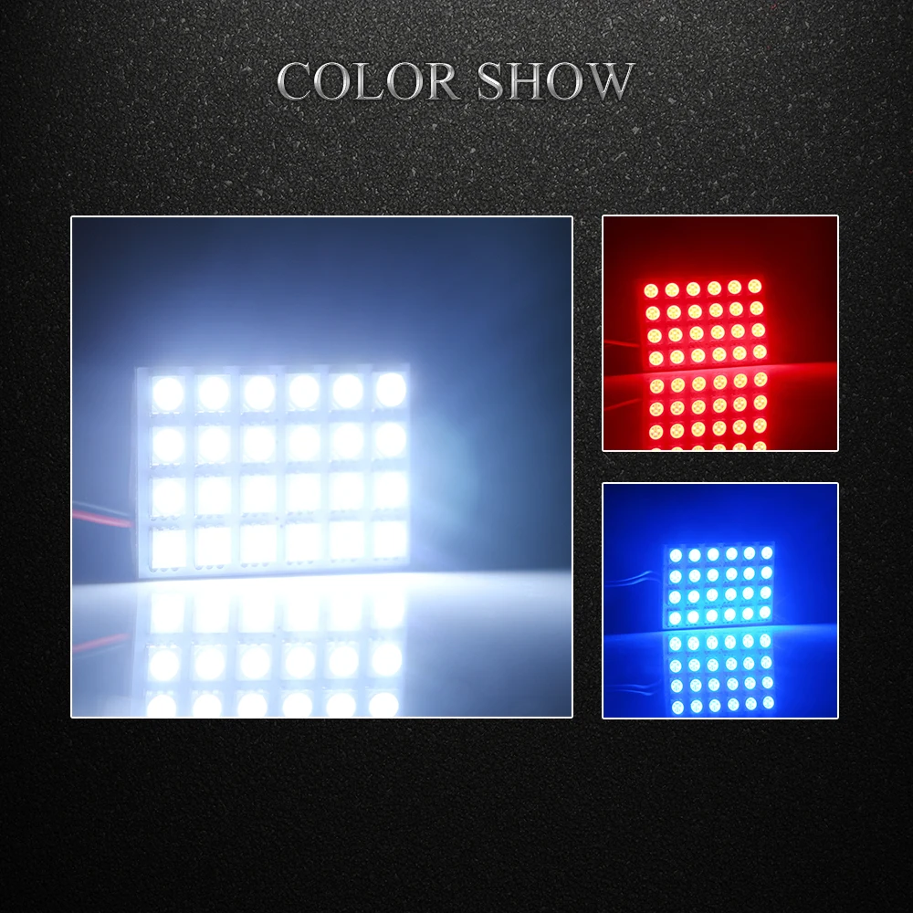 YM E Bright 10 шт. панель белого света 24 SMD 5050 3 чипа светодиодный ная лампа гирлянда