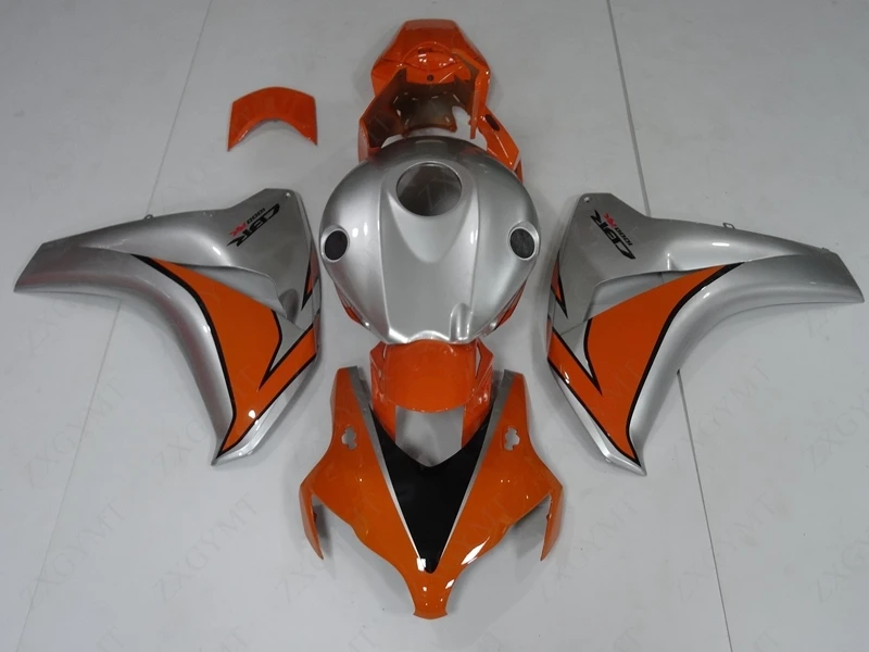 Пластиковые обтекатели CBR1000 RR 2008 - 2011 оранжевые серебряные 2010 | Автомобили и