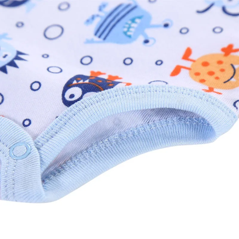 Детский комбинезон с коротким рукавом 100% хлопок 5 шт./лот|bebe clothes|newborn baby rompersbaby rompers