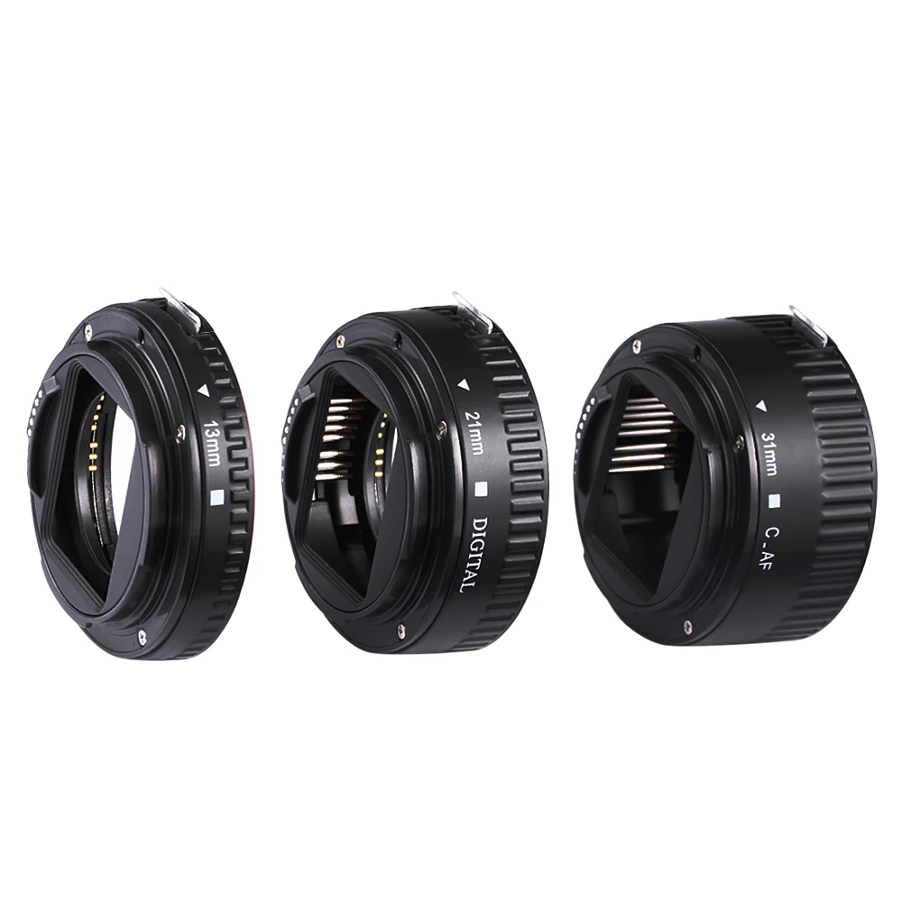 WEIHE Camera Len Extension Tube 13MM/ 21MM/ 31MM Auto Focus Macro Plastic For Canon EF EF-S Lens | Электроника
