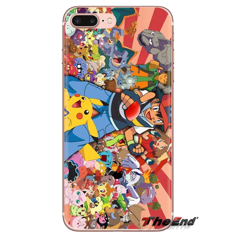Для Huawei Mate Honor 4C 5C 5X 6X 7 7A 7C 8 9 10 8C 8X 20 Lite Pro силиконовый чехол для телефона Pokemon All Character