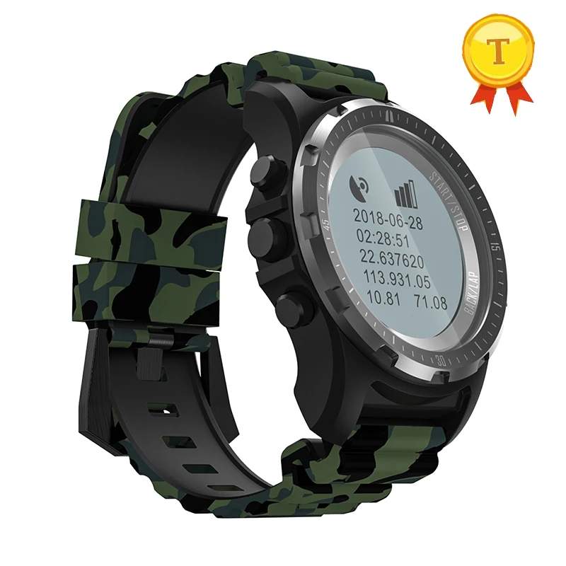 Водонепроницаемые Смарт часы с GPS наручные для мужчин и женщин пульсометром