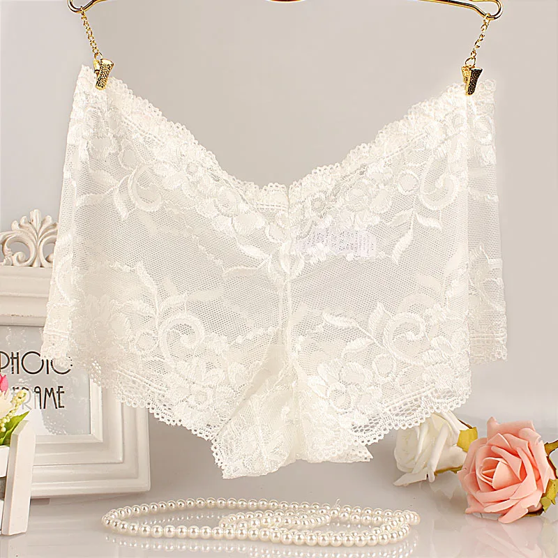 Большой размер! 2019 женские трусики Прозрачное нижнее белье для женщин цветочный