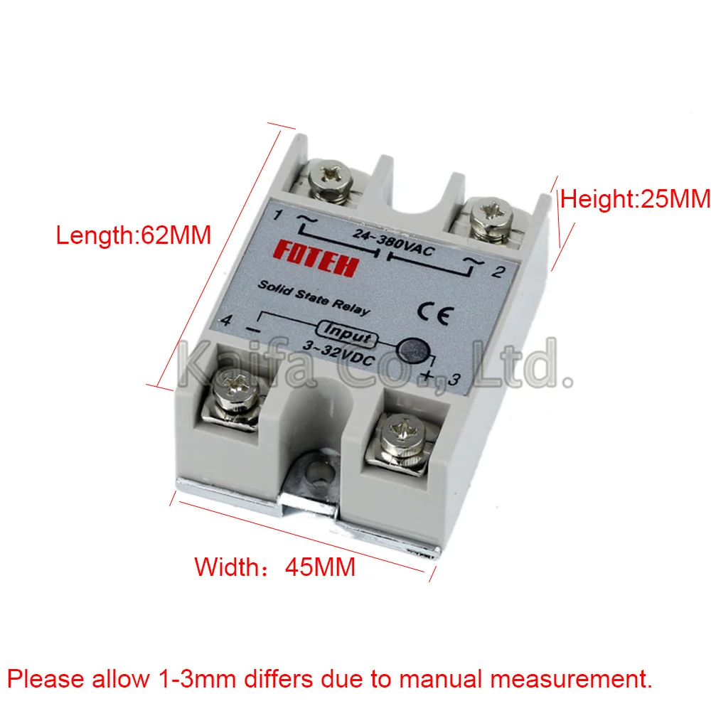 Твердотельные реле SSR-100DA-H 100A SSR 100DA H DC В AC реле твердотельного сопротивления
