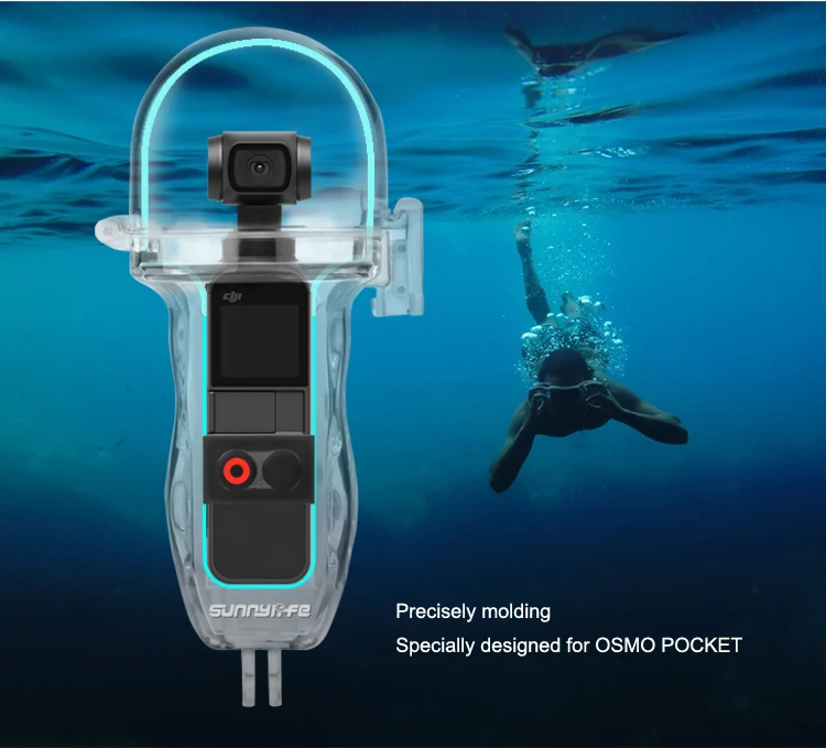 Водонепроницаемый корпус чехол для DJI OSMO POCKET Handheld Gimbal camera Vlog Dive Case Shell подводный 60 м аксессуары для самоделок