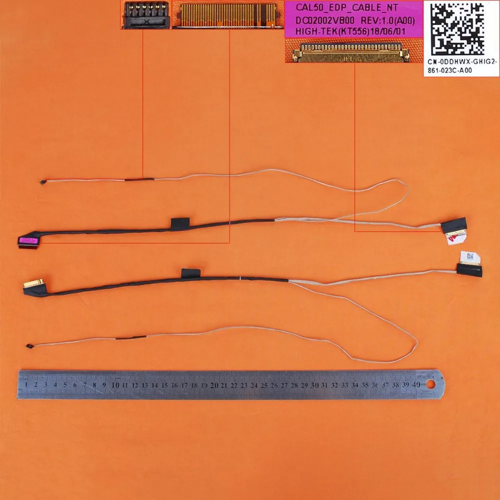 Новый ЖК-кабель для ноутбука Dell Inspiron 15 5000 5570 ,ORG PN:DC02002VB00 0DDHWX LVDS разъем экрана