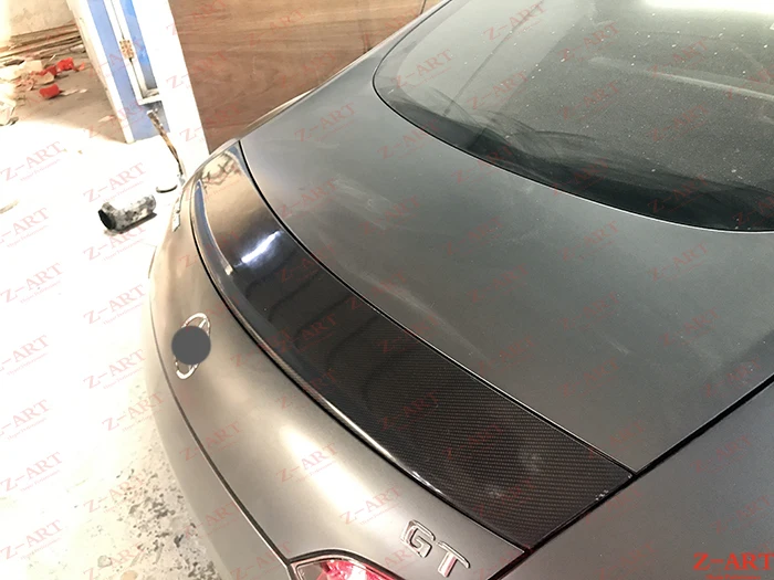 Z ART OEM задний спойлер для AMG GT GTS 2015 2019 углеродного волокна Замена Бесплатная