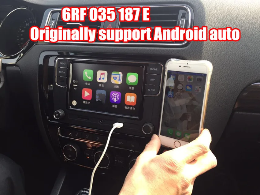 Android Auto CarPlay приложение R340G RCD330 RCD330G плюс автомобиль радио для Golf 5 6 Jetta MK6 CC Tiguan Passat