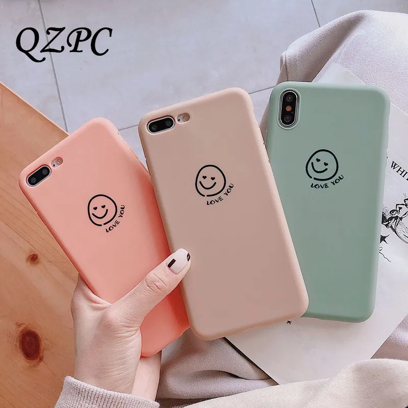 Оригинальный чехол QZPC s для iPhone XR Xs Max X 8 7 Plus 6 plus на заднюю панель Мягкий