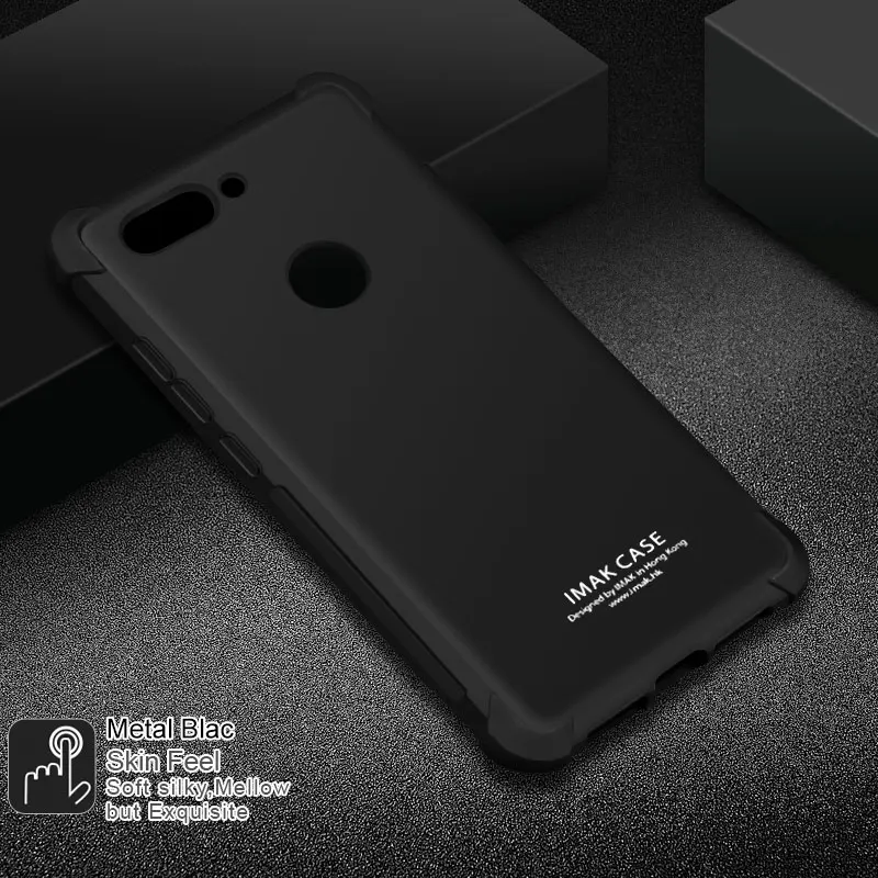Imak Чехол для Asus Zenfone Max плюс M1 крышка anti-падая водителя Защитная крышка для Asus Zenfone Max плюс m1 ZB570TL X018D - Цвет: Metal Black