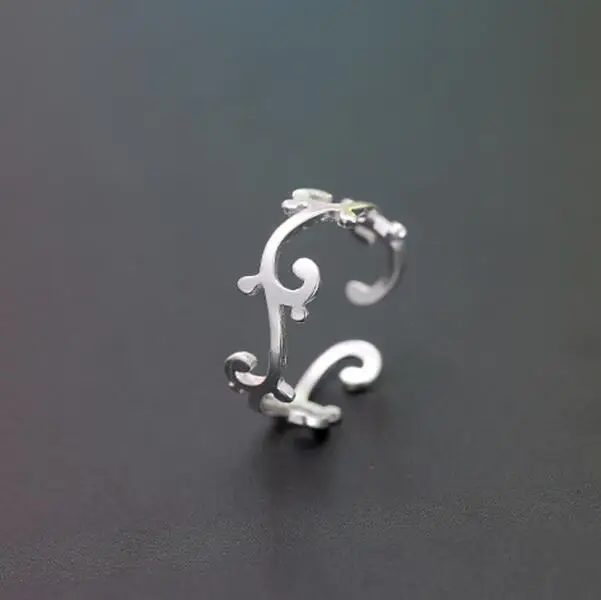 Модные серебряные цветные кольца для женщин регулируемые размеры обручальное