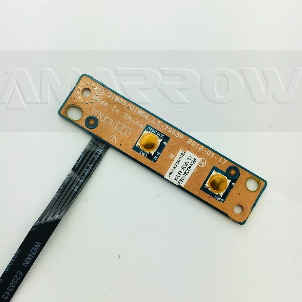 Плата кнопки питания для lenovo G480 G485 N580 N585 G585 G580 P585 кабель LS 7983P 12 см/19