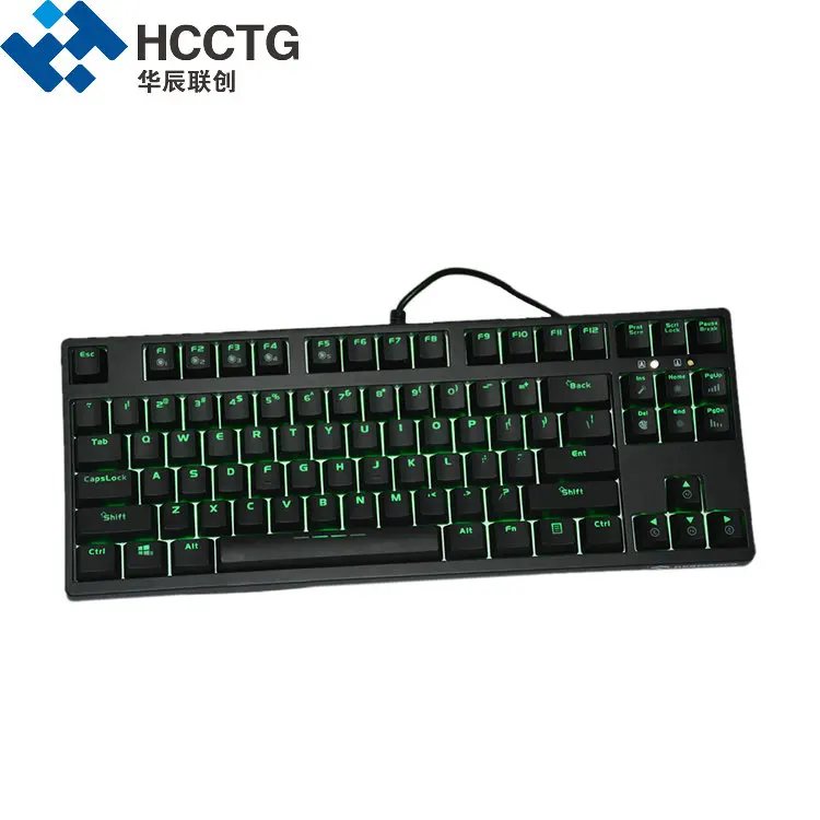 Cherry MX Красный переключатель Проводная фоновая подсветка RGB Механическая игровая