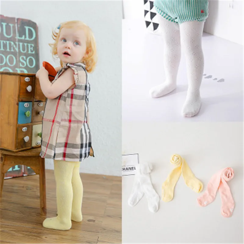 Детские колготки Хлопковые для девочек Bebe Колготки новорожденных с цветочным