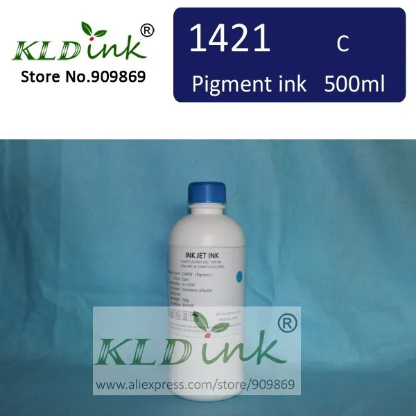 

[ KLD Ink ] 1PCS x 500ml Compatible BCI1421 BCI-1421 CYAN Pigment ink for W8200 W8400 Large Format Printer