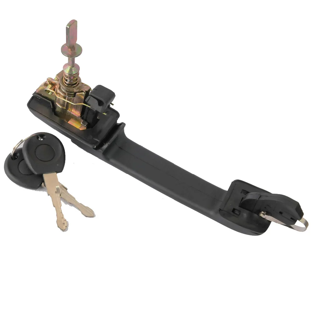 Автомобильный Черный передней двери ручка с 2 блокировки клавиш для Фольксваген