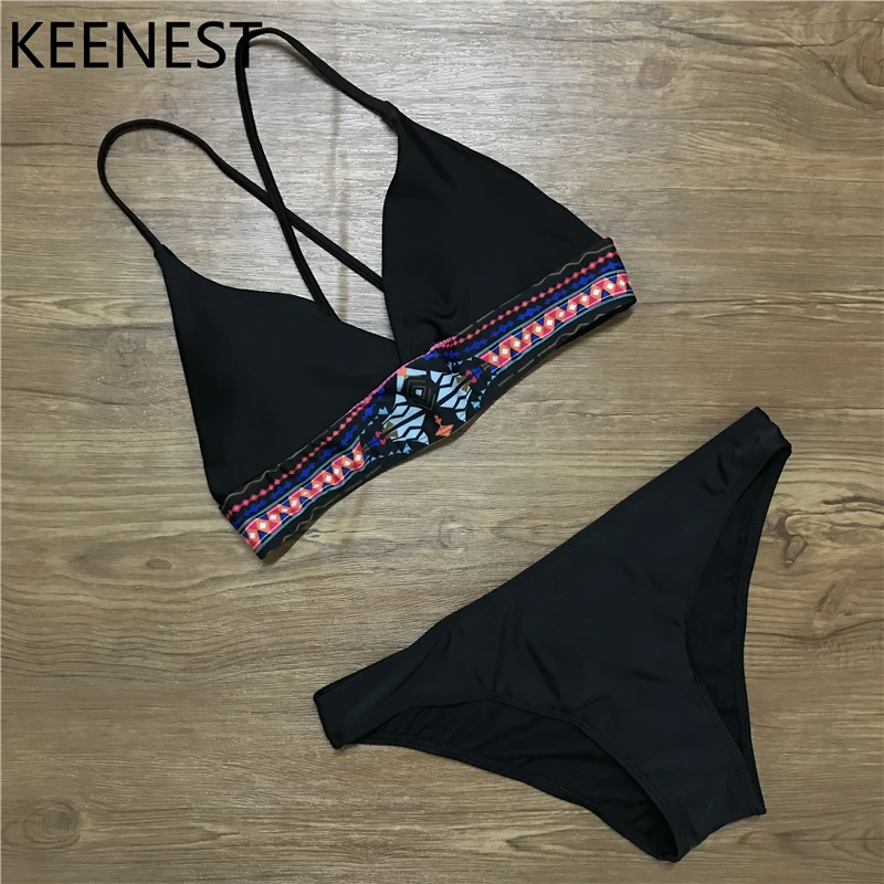KEENSET бикини 2018 сексуальный купальник женский пуш ап бразильский комплект бандо