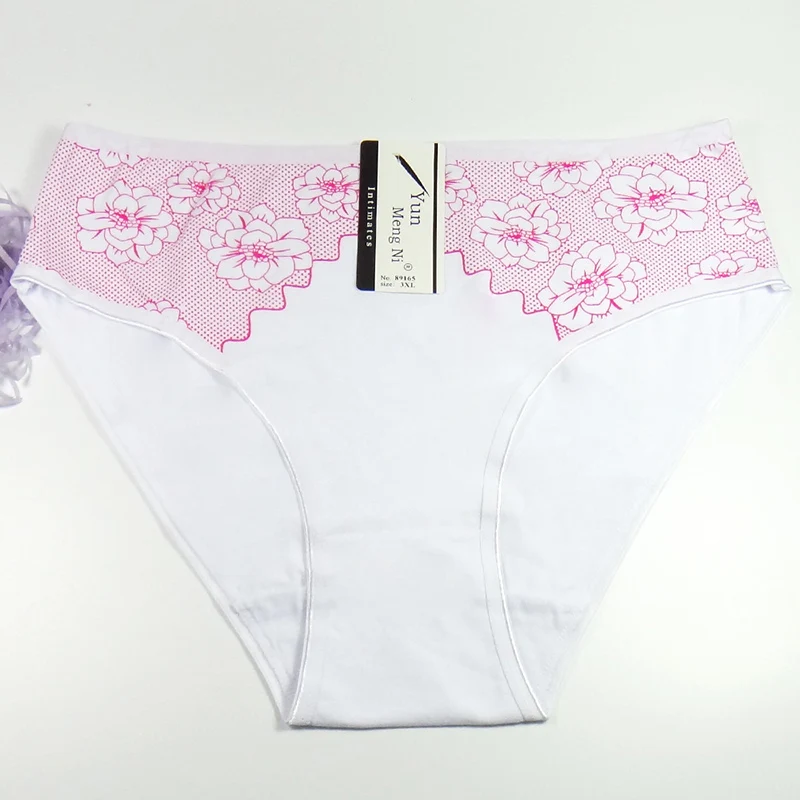 1 шт., XXL, XXXL, 4XL размера плюс, трусики, Мягкое хлопковое нижнее белье, трусы большого размера, милые, модные, эластичные, удобные, дышащие