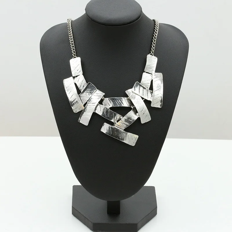 Женское Ожерелье с кулоном позолоченное и серебряное ожерелье полым крестом