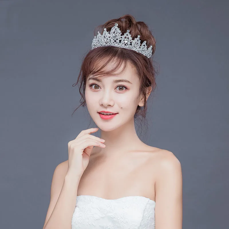 Модная тиара Rainha Da Coroa Do Casamento Tiara Cabelo Headpiece Acessorios orios|Ювелирные наборы для невесты| |