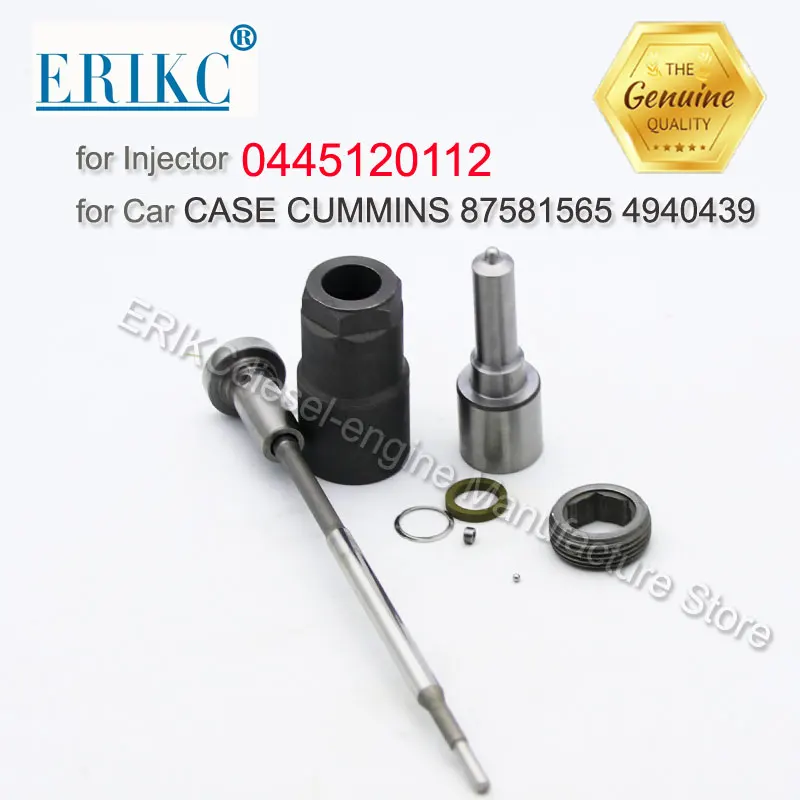 ERIKC 0445120112 комплекты для капремонта дизельная форсунка Форсунки DLLA118P1677