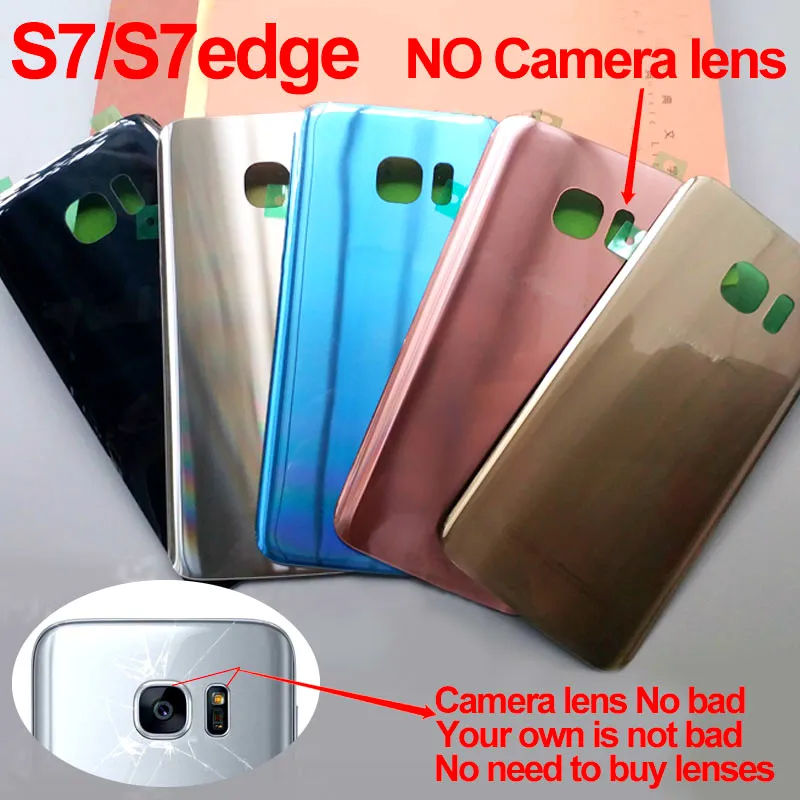 Задняя стеклянная крышка аккумулятора S7 Edge для Samsung Galaxy G930 G930F / S7Edge G935 G935F задняя
