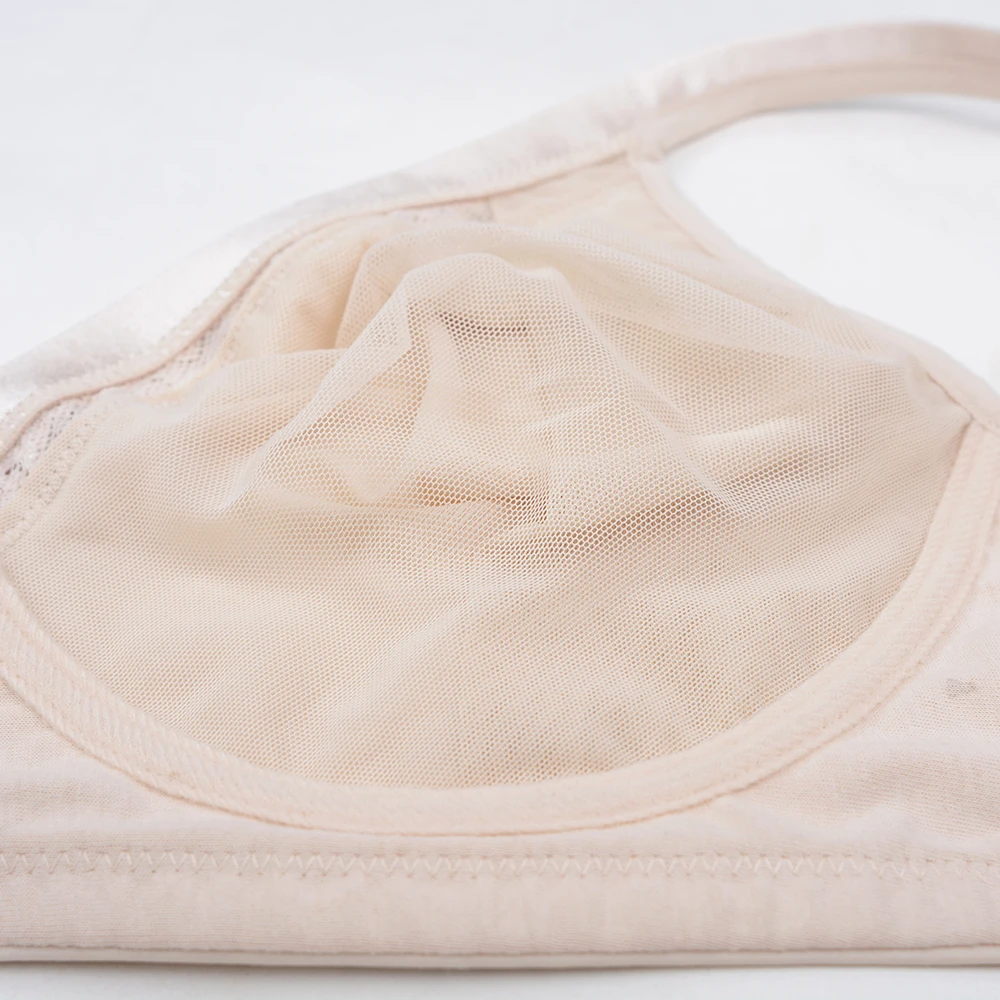 Женский бесшовный атласный бюстгальтер без косточек ультратонкий Гладкий с