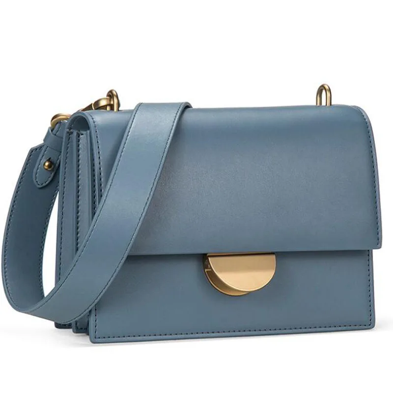Genuine Leather Women bag Ms handbag new shoulder fashion portable Messenger Leisure Small square package | Багаж и сумки