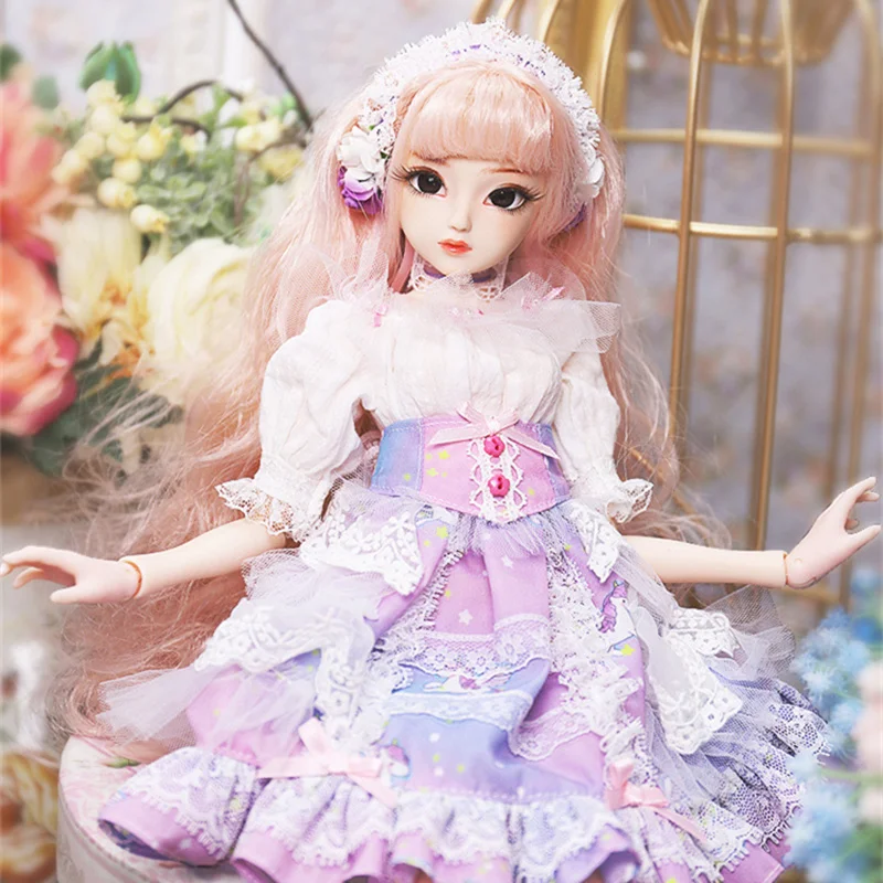 Дневник королевы 1/4 BJD кукла шарнирное тело Тереза с макияжем включает одежду