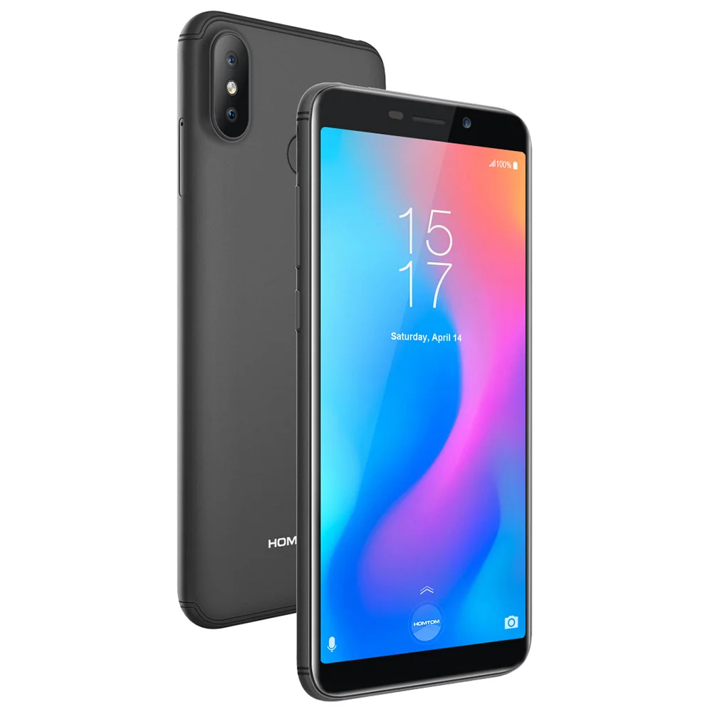 HOMTOM C2 5 &quotAndroid 8 1 2 ГБ + 16 Встроенная память 3000mA Батарея мобильного телефона Face ID