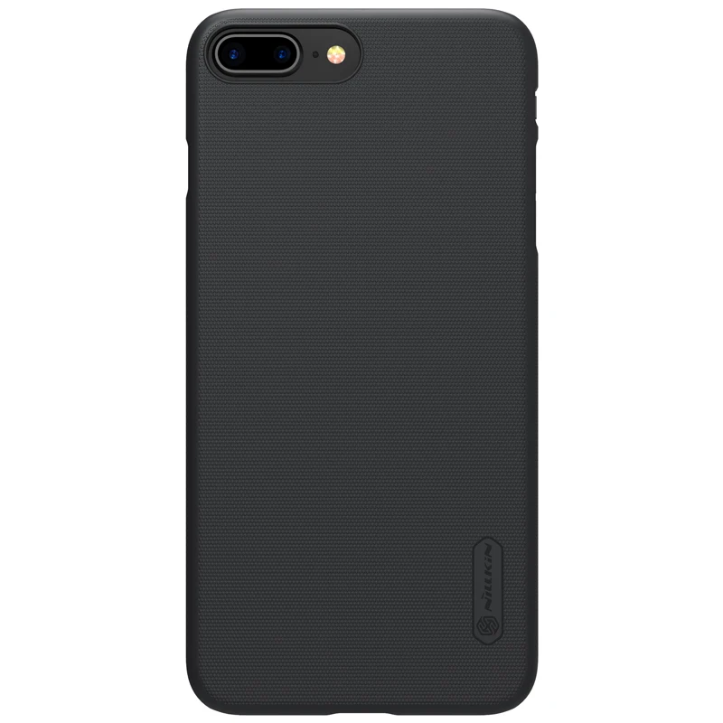 Чехол для iPhone 8 Plus с матовой поверхностью Nillkin жесткая задняя крышка из ПК s для iphone 8 Plus чехол - Цвет: Black
